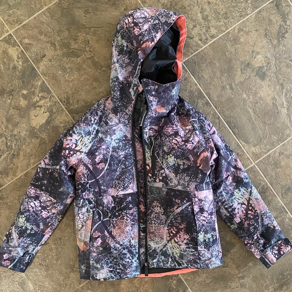 686 Kids Winter Coat - Multicolor Abstract Design